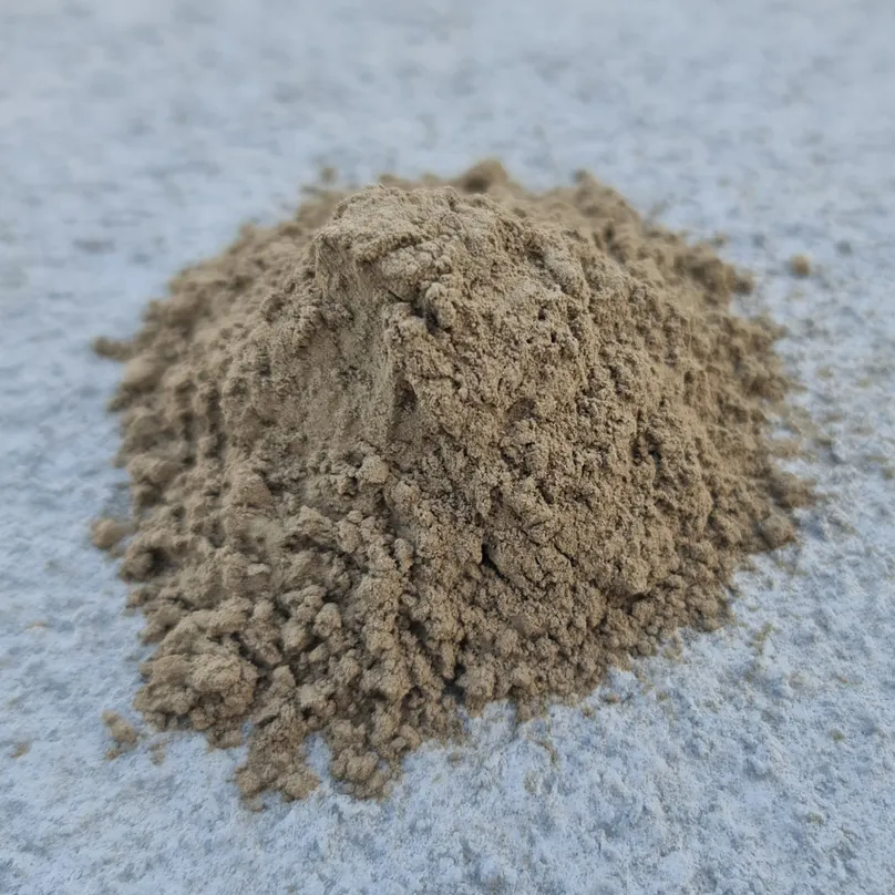 Small pile of fly ash material