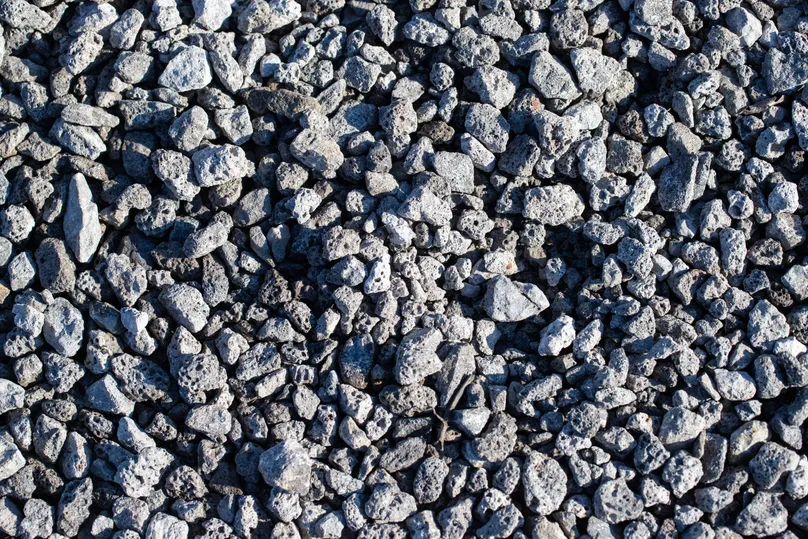 Ground granulated blast furnace slag close up