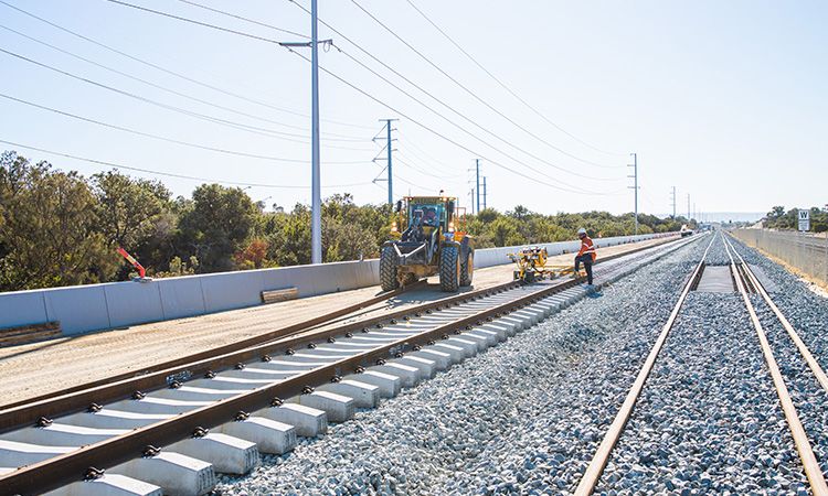 Reused Rail Ballast